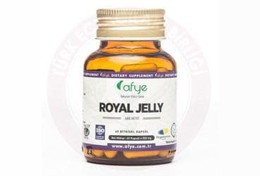 AFYE ROYAL JELLY ARI SUTU ICEREN TAKVIYE EDICI GIDA BITKISEL KAPSUL 60 kapsül İlaç Görseli