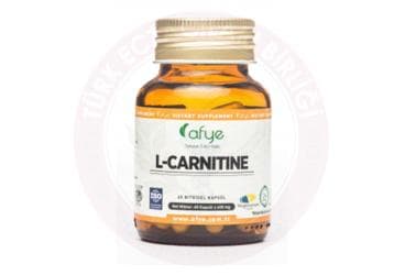 AFYE L-CARNITINE TAKVIYE EDICI GIDA BITKISEL KAPSUL 60 kapsül İlaç Görseli