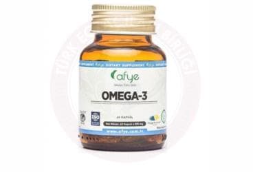AFYE OMEGA 3 TAKVIYE EDICI GIDA KAPSUL 60 kapsül İlaç Görseli