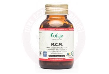 AFYE M.C.M. KECIBOYNUZU, GINSENG EKSTRAKTI, COREKOTU ICEREN TAKVIYE EDICI GIDA BITKISEL KAPSUL 90 kapsül İlaç Görseli