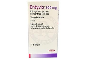 ENTYVIO 300 MG INFUZYONLUK COZELTI KONSANTRESI ICIN TOZ (1 FLAKON) İlaç Görseli