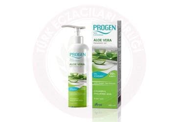 PROGEN ALOE VERA COLLAGEN & HYALURONIK ASIT RAHATLATICI JEL 200 ml şişe İlaç Görseli