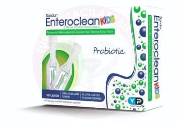 SARDUR ENTEROCLEAN KIDS PROBIOTIC TAKVIYE EDICI GIDA 10 flakon İlaç Görseli
