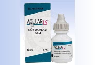 ACULAR LS STERIL GOZ DAMLASI %0,4 5 ML İlaç Görseli