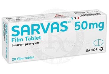 SARVAS 50 MG 28 FILM TABLET İlaç Görseli