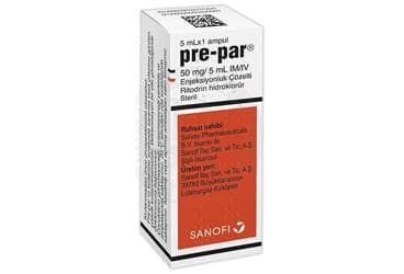 PREPAR  5 ML 50 MG 1 AMPUL İlaç Görseli