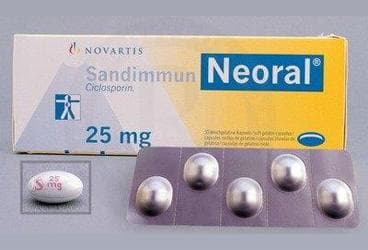 SANDIMMUN-NEORAL 25 MG 50 KAPSUL İlaç Görseli
