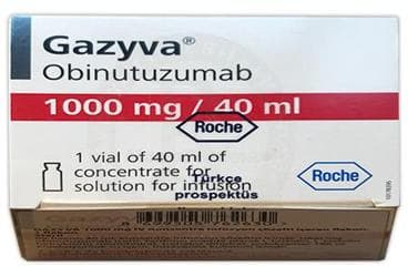 GAZYVA 1000 MG IV KONSANTRE INFUZYON COZ. ICEREN FLAKON İlaç Görseli