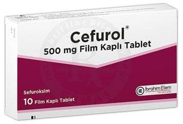 CEFUROL 500 MG FILM KAPLI TABLET İlaç Görseli