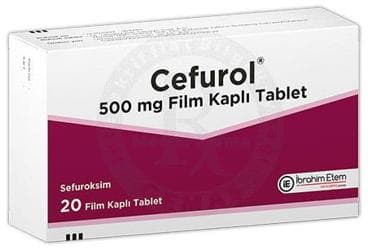 CEFUROL 500 MG FILM KAPLI TABLET İlaç Görseli