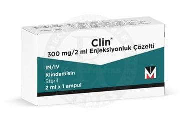 CLIN 300 MG/2 ML ENJEKSIYONLUK COZELTI (1 AMPUL) İlaç Görseli