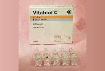 VITABIOL C 500 MG/5 ML ENJEKSIYONLUK COZELTI (5 AMPUL) İlaç Görseli
