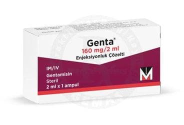 GENTA 160 MG/2 ML ENJEKSIYONLUK COZELTI İlaç Görseli