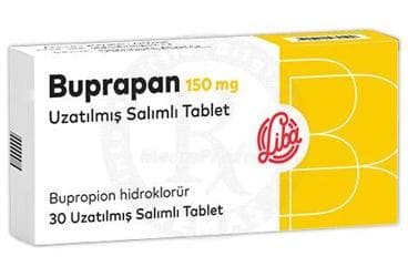 BUPRAPAN 150 MG UZATILMIS SALIMLI TABLET (30 TABLET) İlaç Görseli