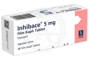 INHIBACE 5 MG 28 TABLET İlaç Görseli