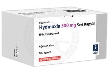 HYDMOXIA 500 MG SERT KAPSUL (100 KAPSUL) İlaç Görseli