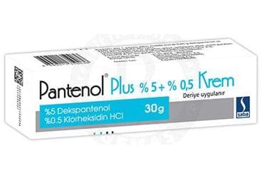 PANTENOL PLUS % 5 + % 0,5 KREM (30 G TÜP) İlaç Görseli