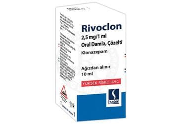 RIVOCLON 2.5 MG/1 ML ORAL DAMLA, COZELTI (10 ML) İlaç Görseli