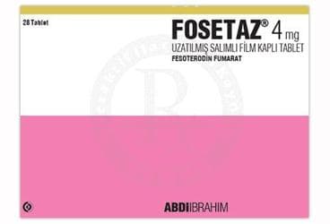 FOSETAZ 4 MG UZATILMIS SALIMLI FILM KAPLI TABLET (28 TABLET) İlaç Görseli