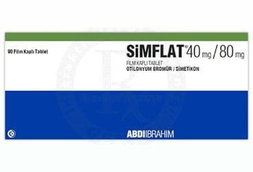 SIMFLAT 40MG/80MG FILM KAPLI TABLET 90 TABLET İlaç Görseli