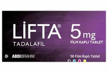LIFTA 5 MG FILM KAPLI TABLET (56 FILM KAPLI TABLET) İlaç Görseli