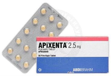 APIXENTA 2,5 MG FILM KAPLI TABLET (56 ADET) İlaç Görseli