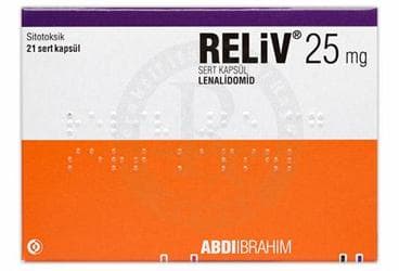RELIV 25 MG SERT KAPSUL (21 ADET) İlaç Görseli