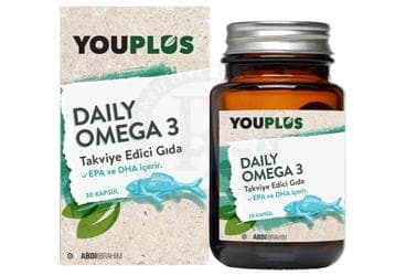 YOUPLUS DAILY OMEGA-3 KAPSUL 30 kapsül İlaç Görseli