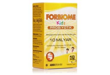 FORBIOME KIDS PROBIYOTIK MIKROORGANIZMA ICEREN TAKVIYE EDICI GIDA 10 saşe İlaç Görseli