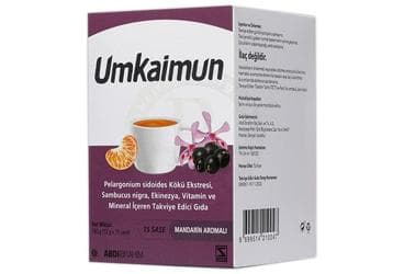 UMKAIMUN MANDARIN AROMALI TAKVIYE EDICI GIDA 15 saşe İlaç Görseli