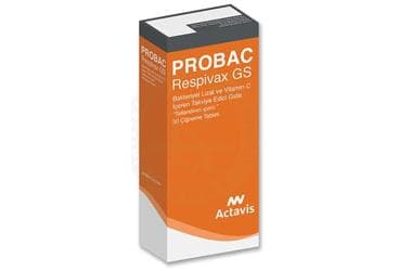 PROBAC RESPIVAX GS CIGNEME TABLET 30 tablet İlaç Görseli
