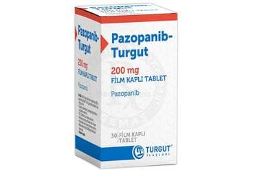 PAZOPANIB-TURGUT 200 MG FILM KAPLI TABLET (30 TABLET) İlaç Görseli