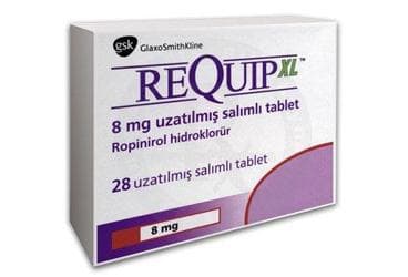 REQUIP XL 8 MG UZATILMIS SALIMLI 28 TABLET İlaç Görseli