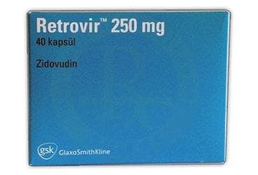 RETROVIR 250 MG SERT KAPSUL (40 KAPSUL) İlaç Görseli