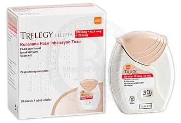 TRELEGY ELLIPTA 200/62,5/25 MCG KULLANIMA HAZIR INHALASYON TOZU 30 ADET İlaç Görseli