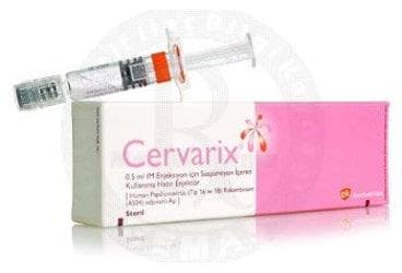 CERVARIX 0,5 ML IM ENJEKSIYON ICIN SUSPANSIYON ICEREN KULLANIMA HAZIR 1 ENJEKTOR İlaç Görseli