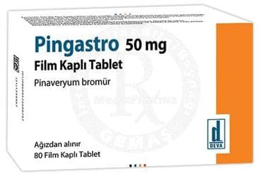 PINGASTRO 50 MG 80 FILM TABLET İlaç Görseli
