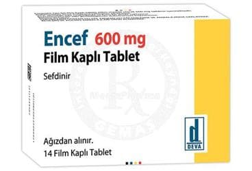 ENCEF 600 MG FILM KAPLI TABLET (14 TABLET) İlaç Görseli