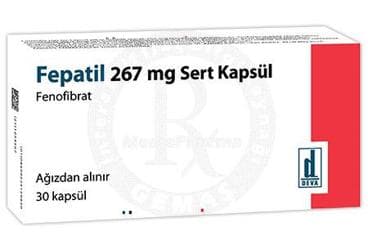 FEPATIL 267 MG SERT KAPSUL (30 KAPSUL) İlaç Görseli