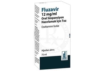 FLUZAVIR 12 MG/ML ORAL SUSPANSIYON HAZIRLAMAK ICIN TOZ (75 ML) İlaç Görseli