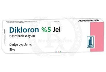 DIKLORON %5 JEL (50 G) İlaç Görseli