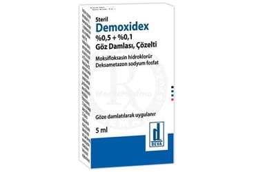 DEMOXIDEX %0,5 + %0,1 GOZ DAMLASI, COZELTI (5 ML) İlaç Görseli