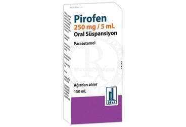 PIROFEN 250/5 ML PEDIATRIK ORAL SUSPANSIYON (150 ML) İlaç Görseli
