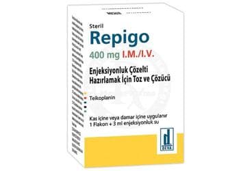 REPIGO 400 MG I.M./I.V. ENJEKSIYONLUK COZELTI HAZIRLAMAK ICIN TOZ VE COZUCU İlaç Görseli