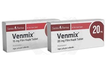 VENMIX 15 MG FILM KAPLI TABLET (28 TABLET) İlaç Görseli