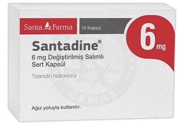 SANTADINE 6 MG DEGISTIRILMIS SALIMLI SERT KAPSUL (10 ADET) İlaç Görseli