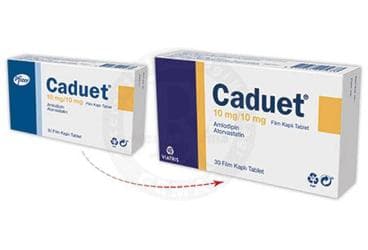 CADUET 10MG/10MG 30 FILM TABLET İlaç Görseli