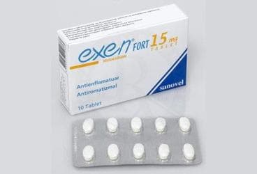 EXEN FORT 15 MG 10 TABLET İlaç Görseli