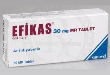EFIKAS MR 30 MG 60 TABLET İlaç Görseli
