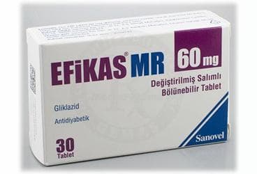 EFIKAS MR 60 MG DEGISTIRILMIS SALIMLI BOLUNEBILIR 30 TABLET İlaç Görseli